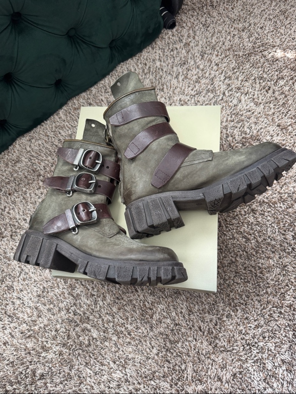 Hamish Boots- Green Jungle Print (EU 42) - Picture 5 of 6